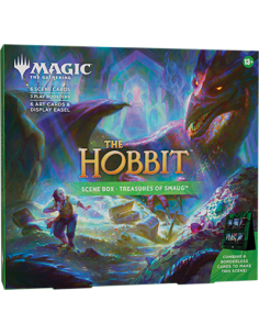 Magic The Gathering The Hobbit Scene Box Treasures of Smaug avec 6 cartes Premium et 3 Play Boosters