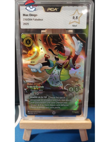 Max Dingo En tête du Hit parade (230/204 - 9) Fabuleux PCA 9.5