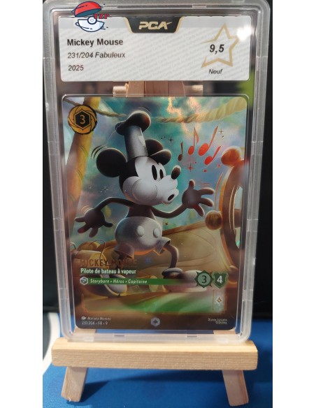 Mickey Mouse Pilote de bateau à vapeur (231/204 - 9) Fabuleux PCA 9.5