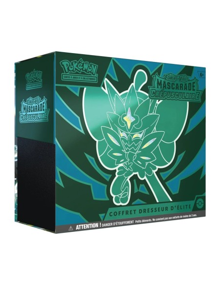 ETB Pokémon Écarlate et Violet Mascarade Crépusculaire - Coffret Dresseur d'Élite officiel