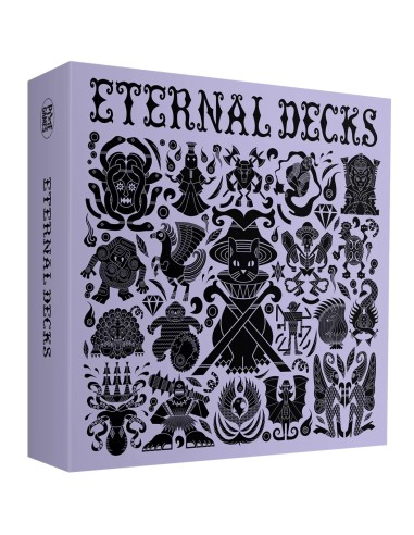 Boîte du jeu Eternal Decks en français – Jeu de cartes coopératif pour 1 à 4 joueurs