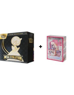 ETB Pokémon Méga-Évolution Méga-Gardevoir avec Coffret Rosemary chinois simplifié et protection acrylique