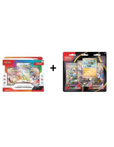 Coffret Premiers Partenaires Série 2 + Tripack Nuit Noire | Pokémon FR | TZP