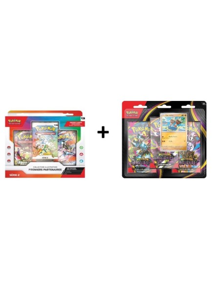 Coffret Premiers Partenaires Série 2 + Tripack Nuit Noire | Pokémon FR | TZP