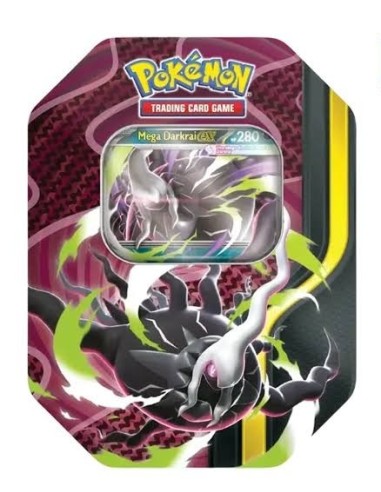 Pokébox Pokémon Méga-Darkrai-ex française avec carte promo brillante et 4 boosters