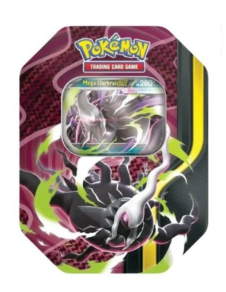 Pokébox Pokémon Méga-Darkrai-ex française avec carte promo brillante et 4 boosters