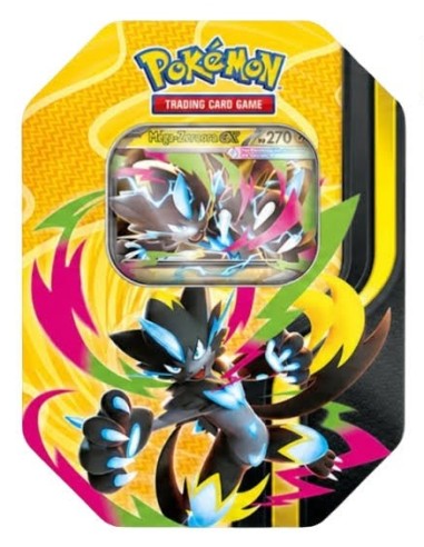 Pokébox Pokémon Méga-Zeraora-ex française avec carte promo brillante et 4 boosters