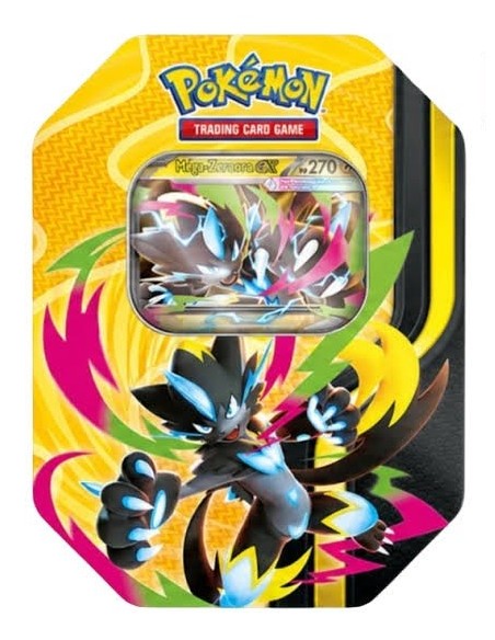 Pokébox Pokémon Méga-Zeraora-ex française avec carte promo brillante et 4 boosters