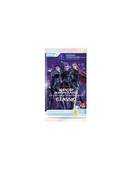 Booster KAYOU KPop Demon Hunters Classic Edition Série 1 contenant 5 cartes à collectionner