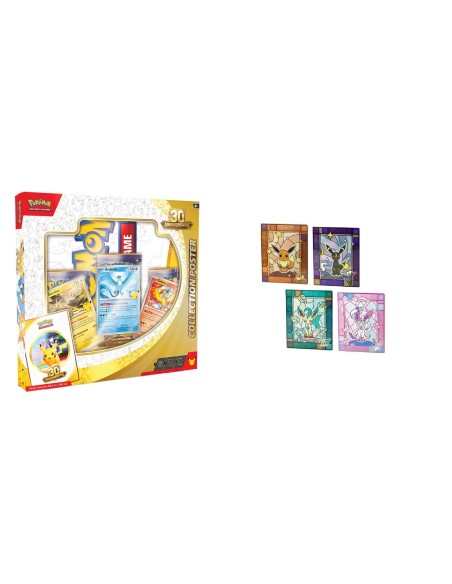 Pokémon 30eme Anniversaire – Coffret Poster + Classeur Gem Pack 2