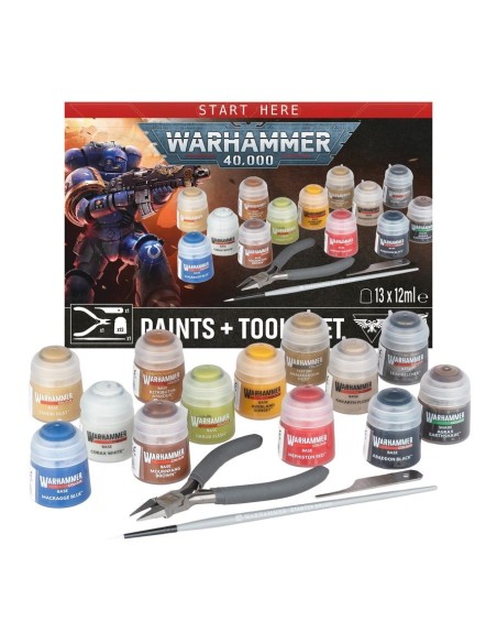 60-12 Warhammer 40,000: Set de peinture et Outils