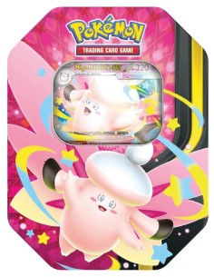 Pokébox Pokémon Méga-Mélodelfe-ex française avec carte promo brillante et 4 boosters