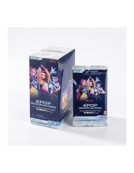 Display KAYOU KPop Demon Hunters Energy Edition Série 1 de 12 boosters