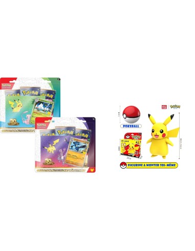 Tripack Autocollant Pokémon 30ᵉ Anniversaire | TZP