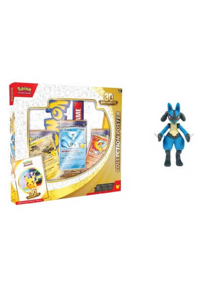 Coffret Poster Pokémon 30ᵉ Anniversaire + Lucario | TZP