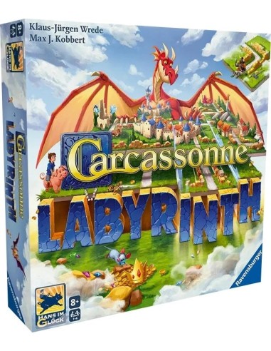Carcassonne Labyrinth jeu de société Ravensburger mélangeant Carcassonne et Labyrinthe