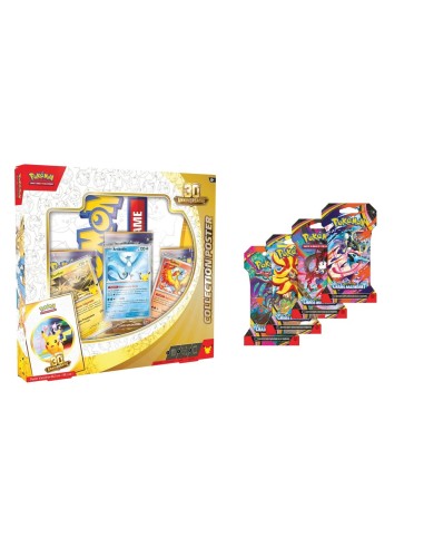 Coffret Poster Pokémon 30 Ans + Artset Chaos Ascendant | TZP