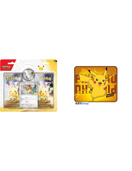 Duo Pack Pokémon 30 Ans + Tapis de Souris Pokémon | TZP