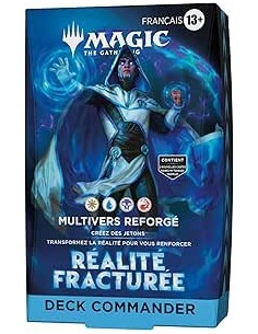 Deck Commander Magic The Gathering Réalité Fracturée Multivers Reforgé avec Jace