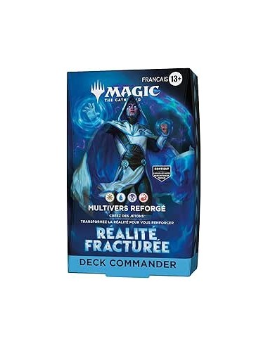 Deck Commander Magic The Gathering Réalité Fracturée Multivers Reforgé avec Jace
