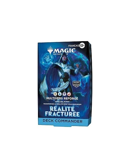 Deck Commander Magic The Gathering Réalité Fracturée Multivers Reforgé avec Jace