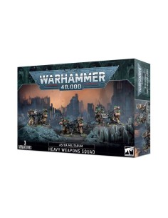 Warhammer 40K Astra Militarum Escouade d'Armes Lourdes avec trois équipes