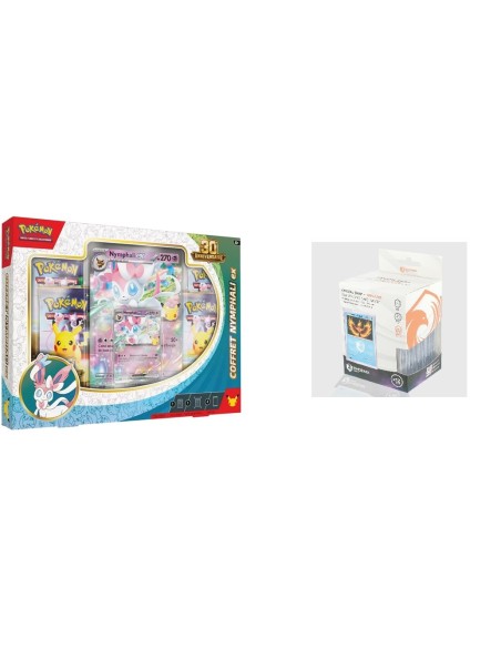 Coffret Nymphali-ex Pokémon 30ᵉ Anniversaire avec Crystal Snap Phoenix Shield