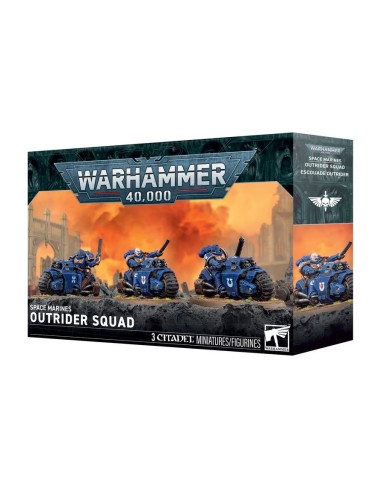 Warhammer 40,000 Space Marines Escouade Outrider Games Workshop 48-112