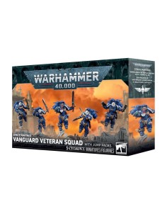 Warhammer 40,000 Space Marines Escouade de Vétérans d’Avant-garde à Réacteurs Dorsaux 48-106