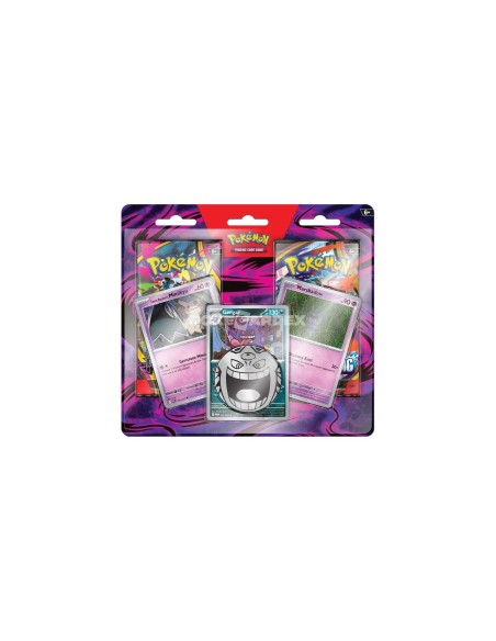 Duopack Pokémon Mimiqui Team Rocket Ectoplasma Marshadow avec 2 boosters et pièce Méga-Ectoplasma