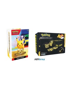 Pack Pokémon 30ᵉ Anniversaire Bundle 6 boosters avec set petit-déjeuner Pokémon aléatoire