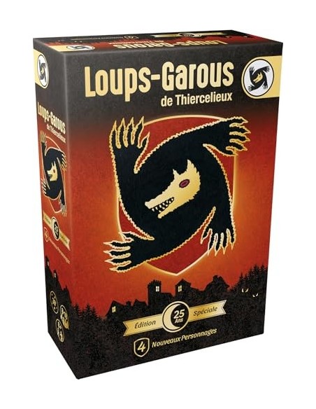 Les Loups-Garous de Thiercelieux Édition Spéciale 25 Ans avec 28 blasons dorés