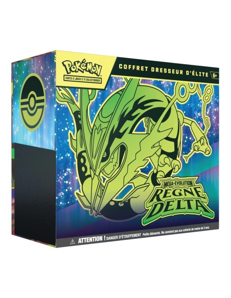 Coffret Dresseur d’Élite Pokémon ME06 Règne Delta français avec Méga-Rayquaza
