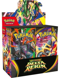 Display Pokémon ME06 Règne Delta français contenant 36 boosters avec Méga-Rayquaza-ex