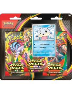 Tripack Pokémon ME06 Règne Delta français avec 3 boosters et carte promo Otaria