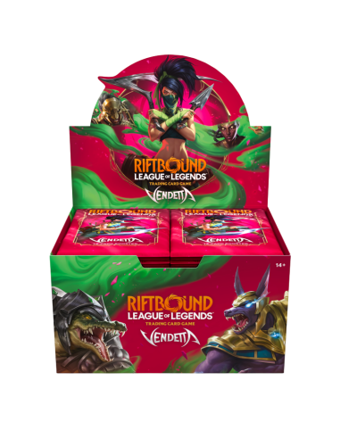Display Riftbound Vendetta français contenant 24 boosters League of Legends TCG
