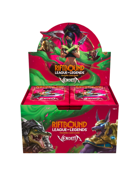 Display Riftbound Vendetta français contenant 24 boosters League of Legends TCG