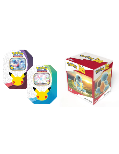 Pack Pokémon 30 Ans – 2 Pokébox + Théière Carapuce | TZP