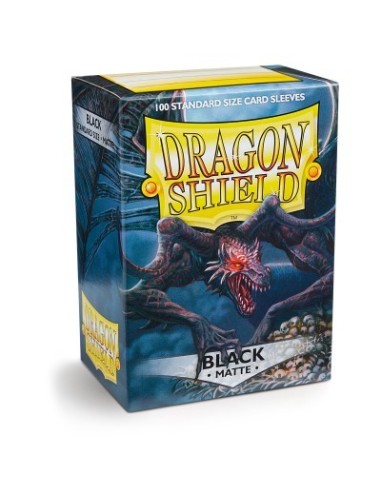 Dragon Shield x100 Black Mat