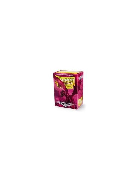 Dragon Shield Matte Magenta x100 - Sleeves premium magenta pour jeux de cartes à collectionner