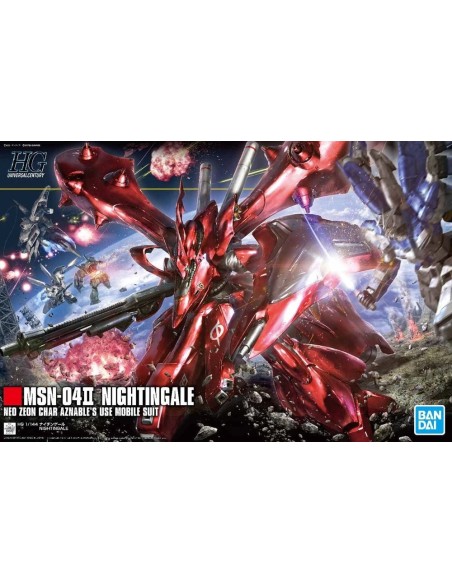 Maquette Gundam Gunpla HGUC n°240 Nightingale à l'échelle 1/144 de Bandai Spirits