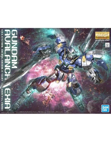 Maquette Gundam Gunpla MG 1/100 Avalanche Exia avec armure et équipements Avalanche