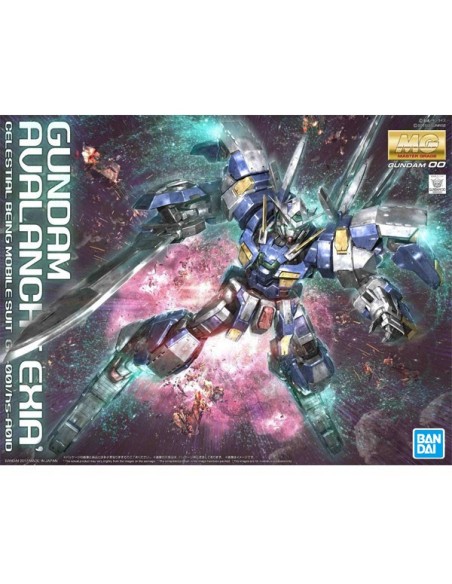 Maquette Gundam Gunpla MG 1/100 Avalanche Exia avec armure et équipements Avalanche