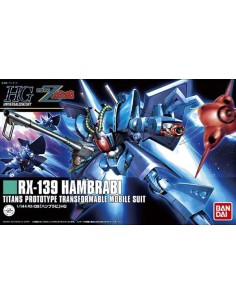 Maquette Gundam Gunpla HGUC n°145 RX-139 Hambrabi à l'échelle 1/144 de Bandai, issue de Mobile Suit Zeta Gundam