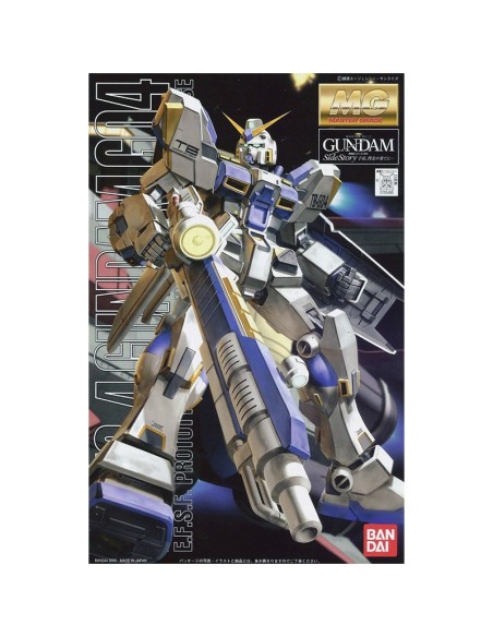Maquette Gundam Gunpla Master Grade MG 1/100 RX-78-4 Gundam Unit 4 de Bandai avec Mega Beam Launcher