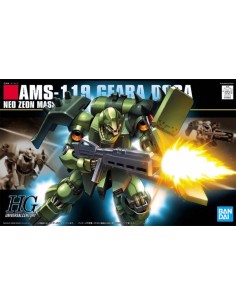 Maquette Gundam Gunpla HGUC n°091 AMS-119 Geara Doga à l'échelle 1/144 de Bandai, issue de Char's Counterattack