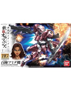 Maquette Gundam Gunpla HG n°010 Amida's Hyakuren STH-05/AC à l'échelle 1/144 de Bandai, issue de Gundam Iron-Blooded Orphans