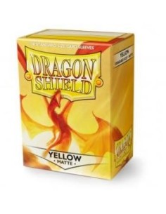 Dragon Shield x100 protège-cartes standard Mat - Jaune