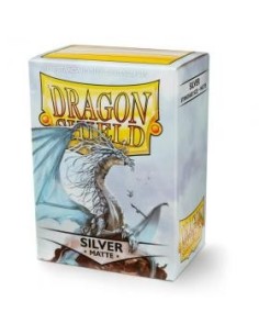Dragon Shield x100 Silver Mat