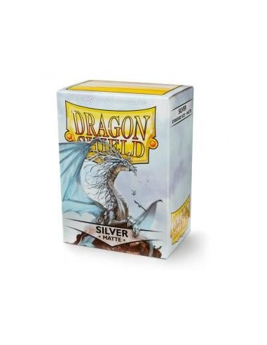 Dragon Shield x100 Silver Mat